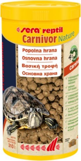 Sera Reptil Professional Carnivor-Храна за костенурки и други месоядни влечуги 250 мл.